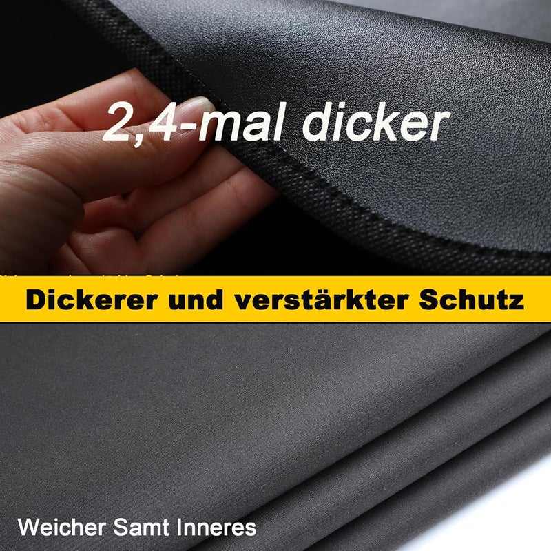 GearTrust Thick Car SUV Fender Covers for Mechanics, 3 Pcs Large Size Dual Layer Protection Car Fender Protector for Mechanics, Magnetic Vehicle Work Mat Repair Accessories (Thick Version, Large) - Image 2